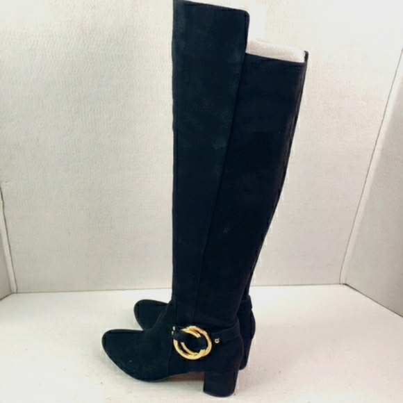 Karl Lagerfeld Paris 'Cami' Knee High Suede Boots - size 7 Women's - Picture 5 of 16